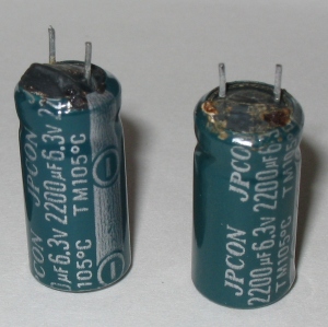 Old capacitors